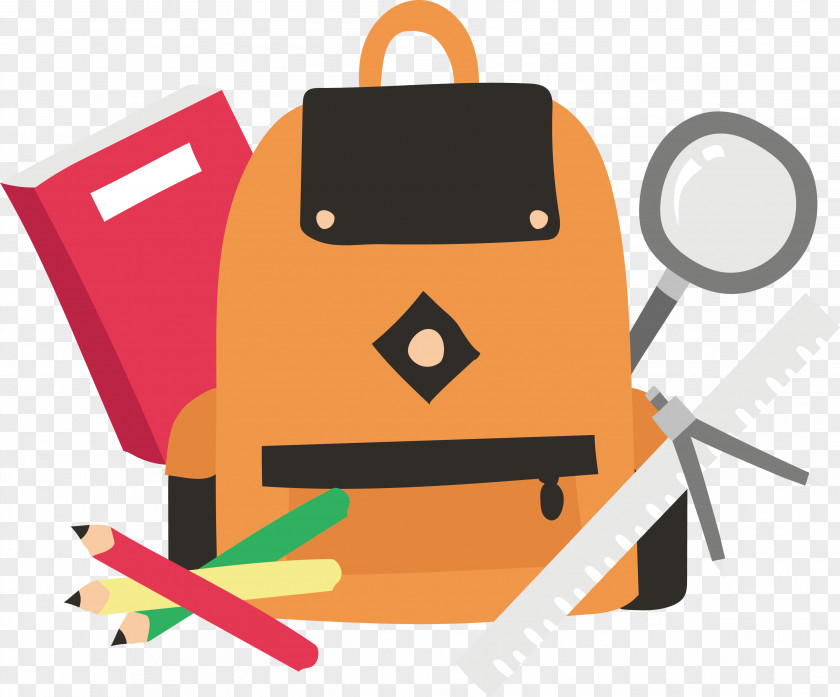 Pack Your Bags And Get Ready For School Satchel Download PNG