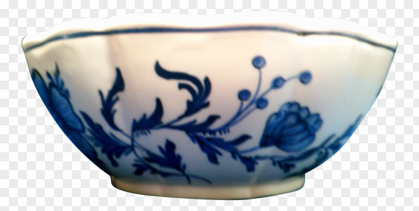 Blue And White Porcelain Bowl Pottery Ceramic Vase PNG