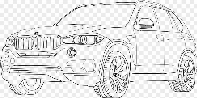 BMW Lines X5 Car Sport Utility Vehicle Bumper PNG