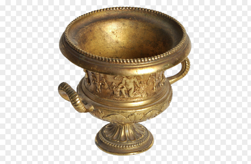Brass Bronze Chairish Urn Vase PNG
