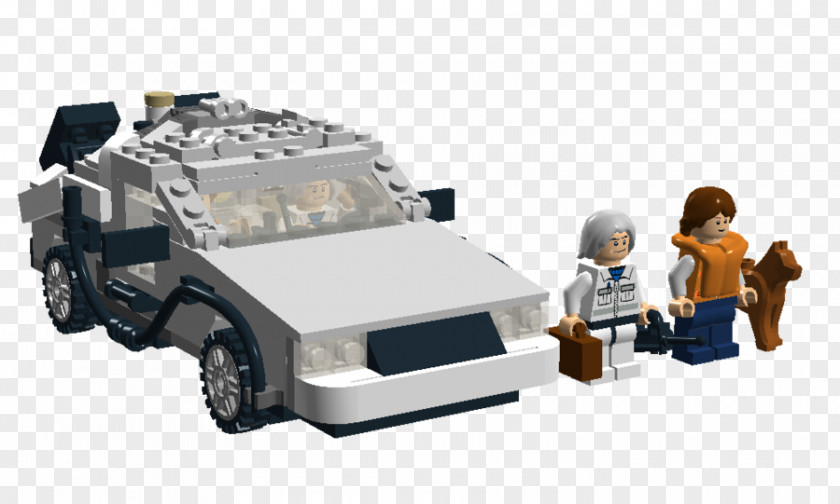 Delorean Time Machine Marty McFly LEGO DeLorean Back To The Future Drawing PNG