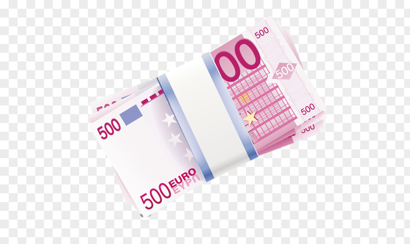 Euro Banknotes 500 Note PNG
