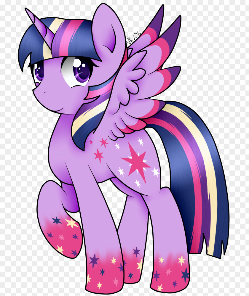 Rainbow Glitter Horse Pink M Clip Art PNG
