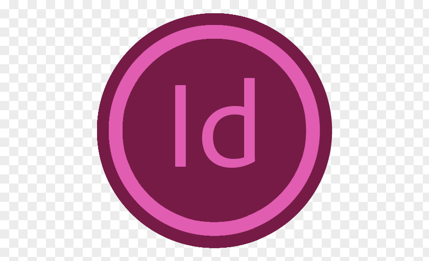 App Adobe Indesign Pink Purple Brand Symbol PNG
