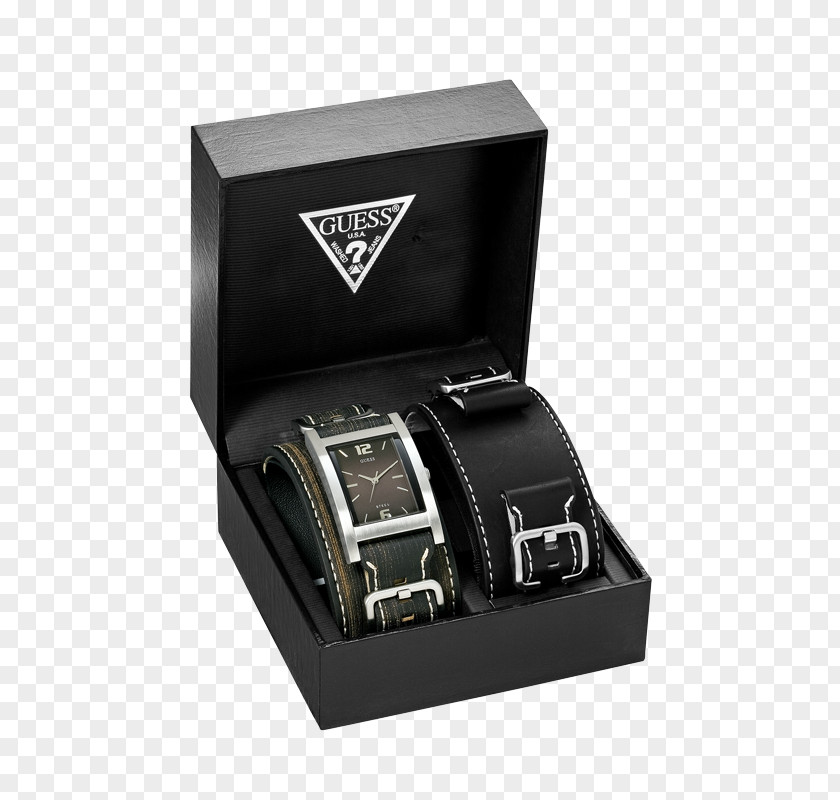 Buckle Up Guess Watch Strap Bracelet PNG