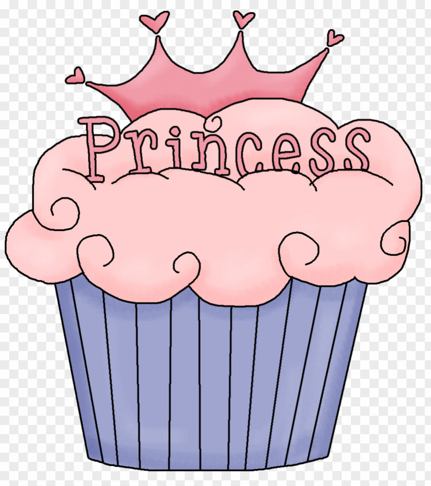 Cartoons Cupcakes Cupcake Birthday Cake Princess Clip Art PNG