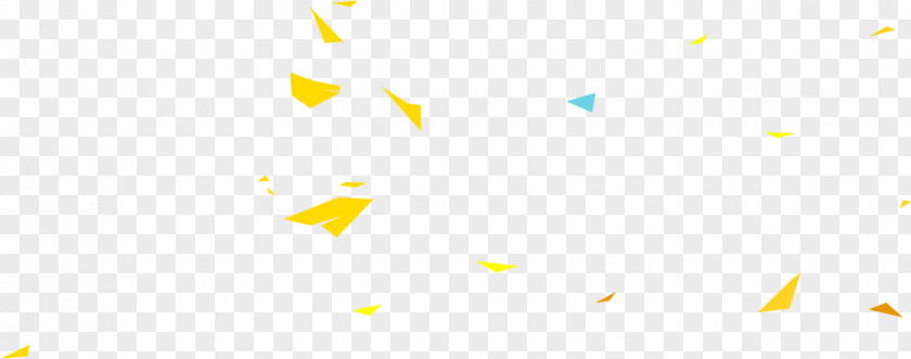 Gold Confetti Falling Draw Yellow Pattern PNG