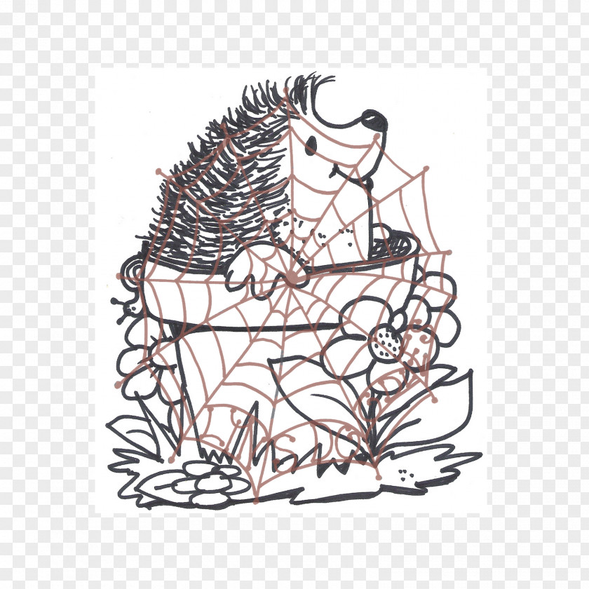 Hedgehog Stamp Drawing Visual Arts Line Art Clip PNG