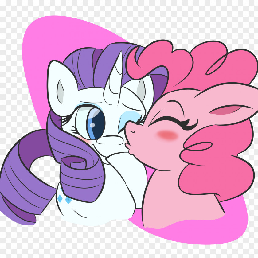 Kiss Pinkie Pie Rarity Applejack Rainbow Dash Whiskers PNG