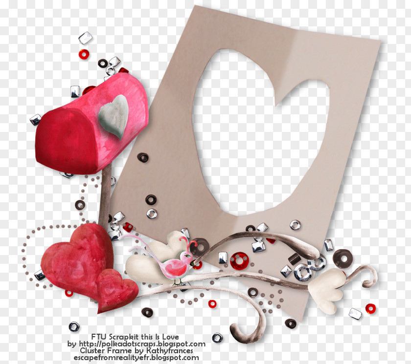 Valentine's Day Tainted Love Picture Frames PNG