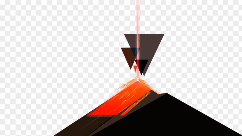Volcano Information Technology Digital Illustration PNG