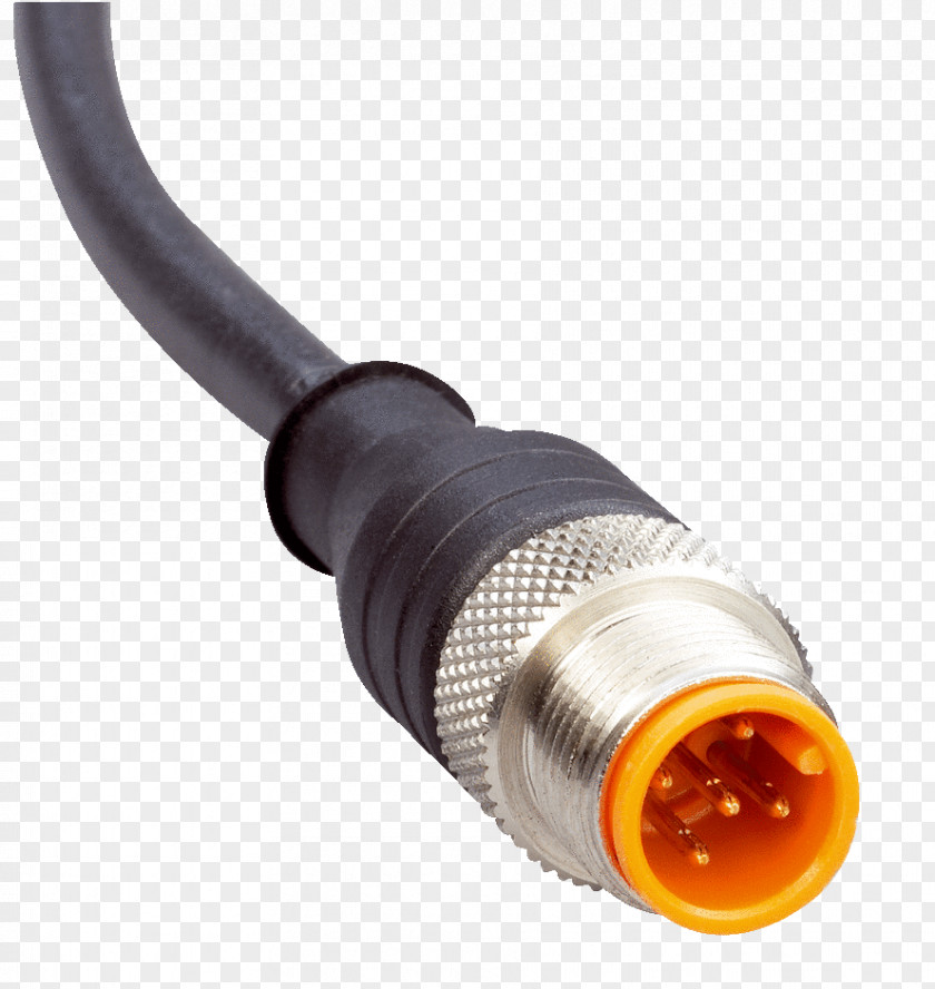 Cable Plug Coaxial Sick AG Electrical Sensor Connector PNG