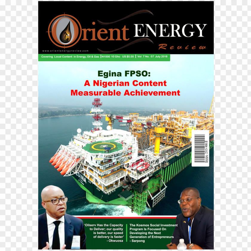 Front Cover Floating Production Storage And Offloading Nigerian National Petroleum Corporation Lagos Total S.A. PNG