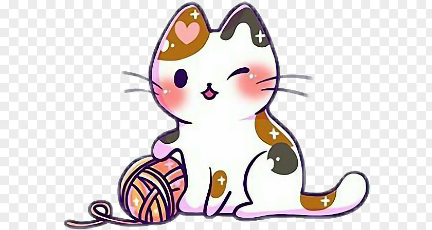 Kawaii Cat Drawings Kittens & Cats Clip Art Cuteness PNG