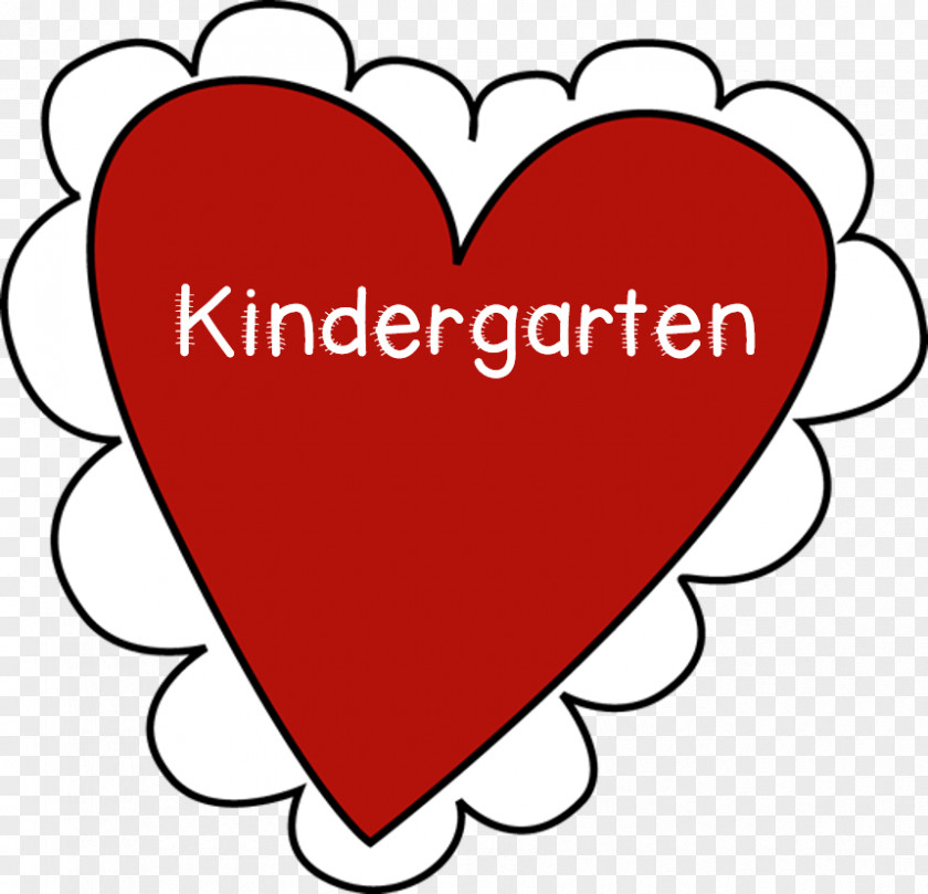 Kindergarten Valentine's Day Heart Love Clip Art PNG