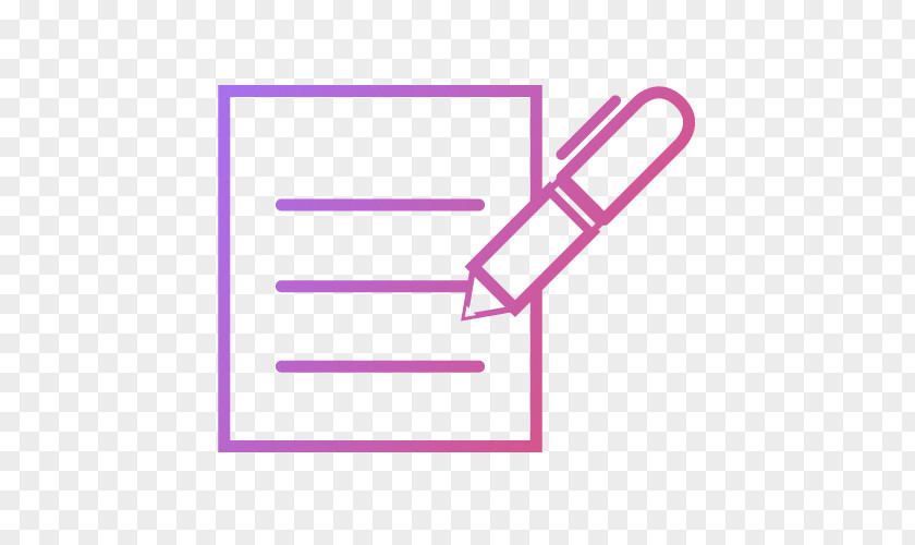 Magenta Text Project Management Icon PNG