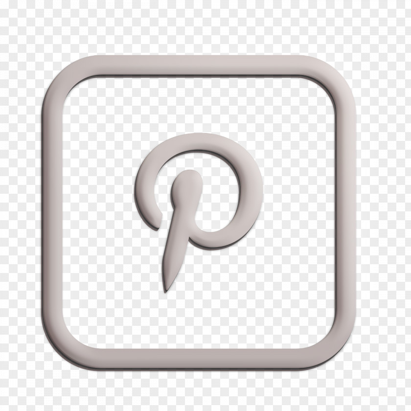 Number Metal Social Media Icon PNG