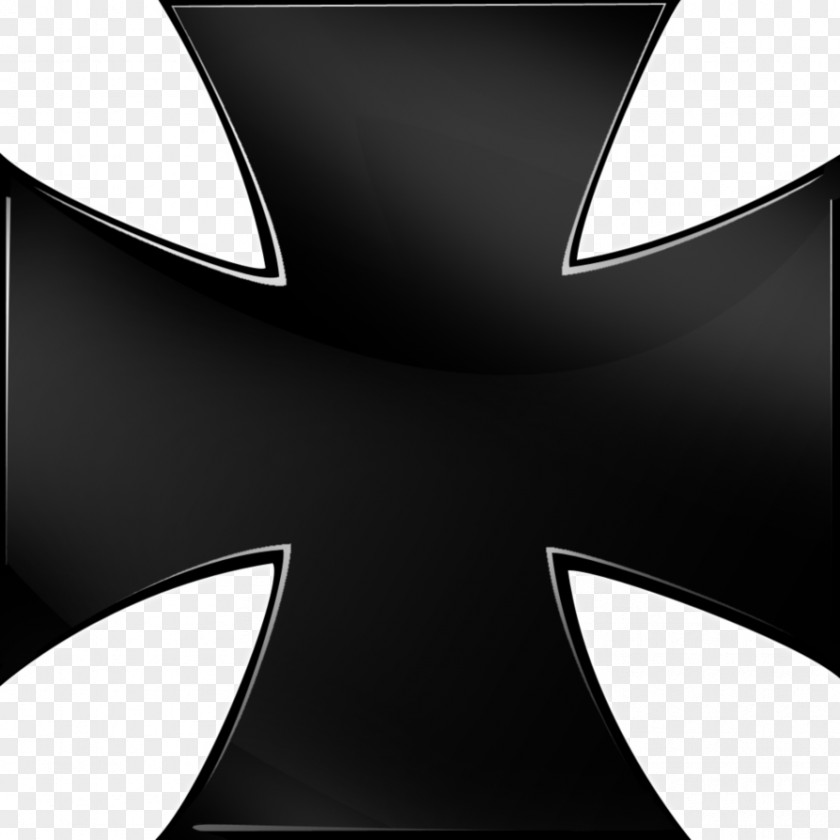 Cross Iron Desktop Wallpaper Black And White Information PNG