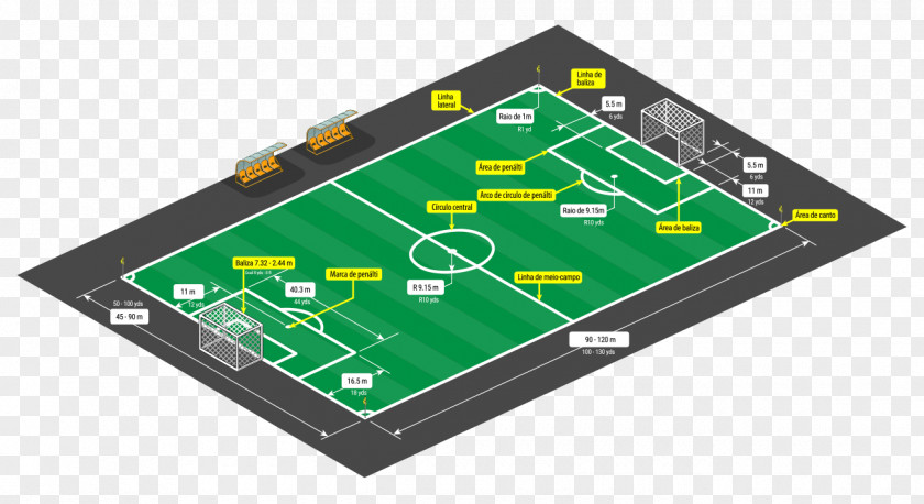 Football Pitch American Sports Vector Graphics PNG