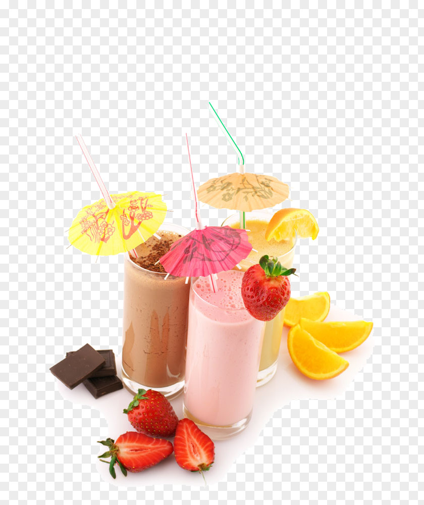 Multi-cup Of Juice Cocktail Milkshake Drink Food PNG