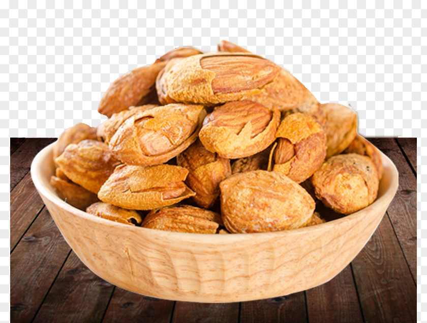 Almond Placed On Board Junk Food Nut Apricot Kernel PNG