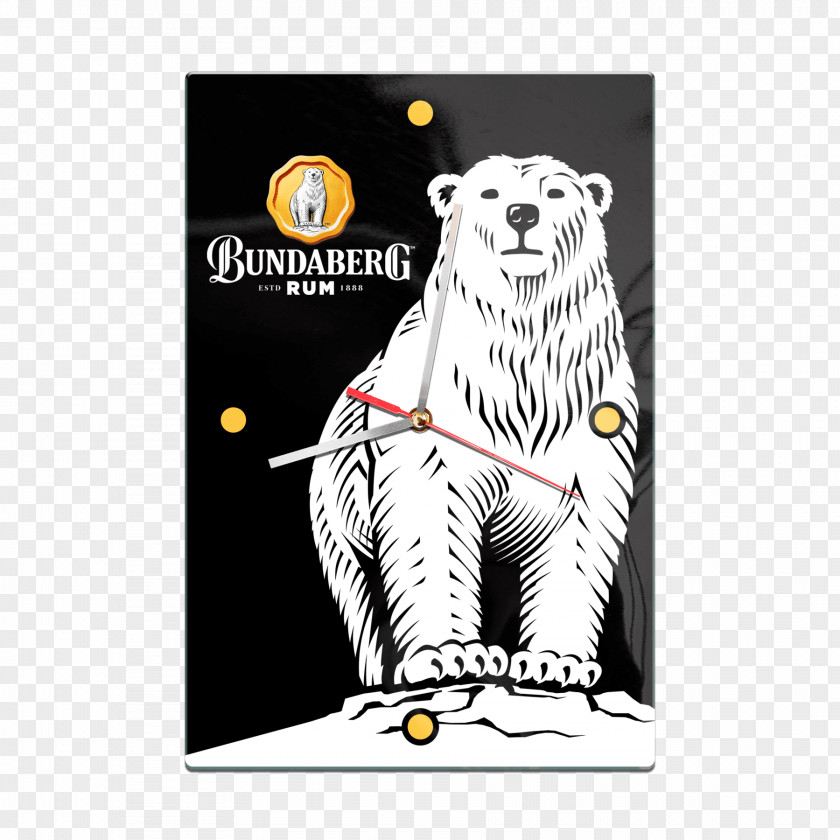 Glass Bundaberg Rum Bundy R. Bear PNG