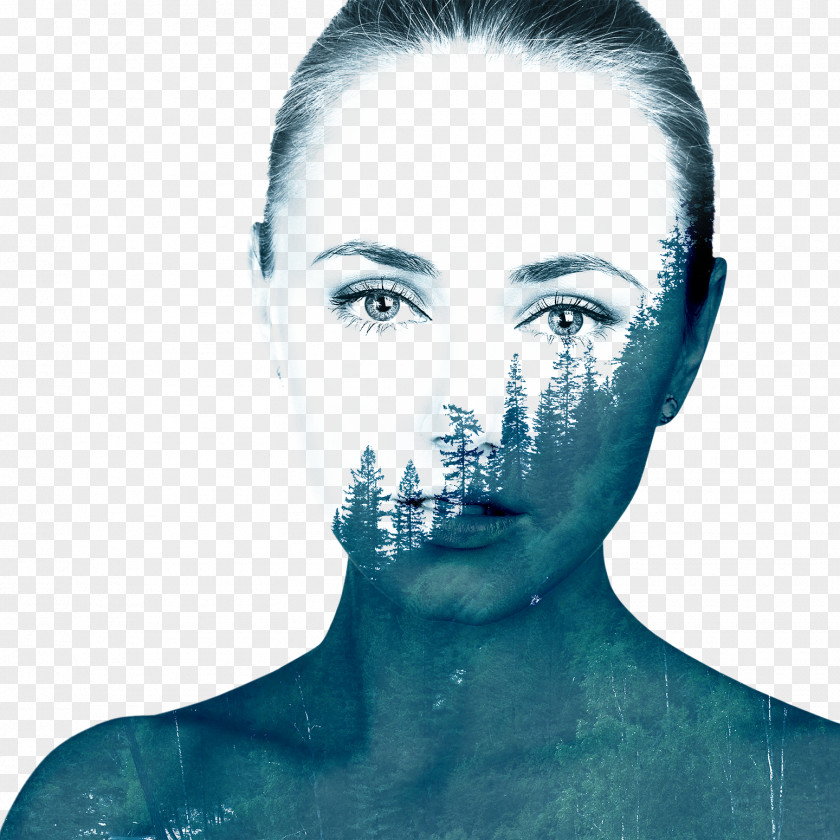 Lake Forest Blue Beauty Multiple Exposure PNG
