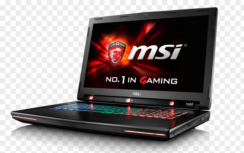 Laptop MSI GT72S Dominator Pro G Tobii Technology PNG