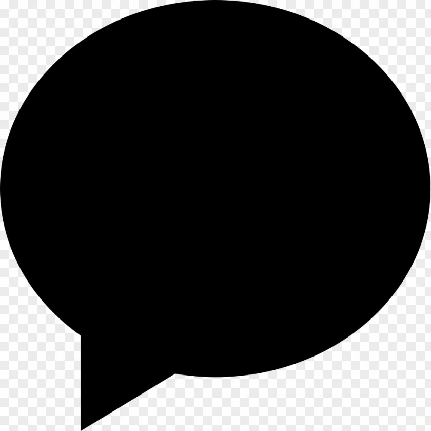 Oval Speech Balloon Bubble Online Chat PNG