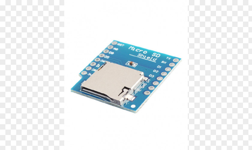 Wemos D1 Mini Flash Memory Microcontroller Secure Digital MicroSD ESP8266 PNG