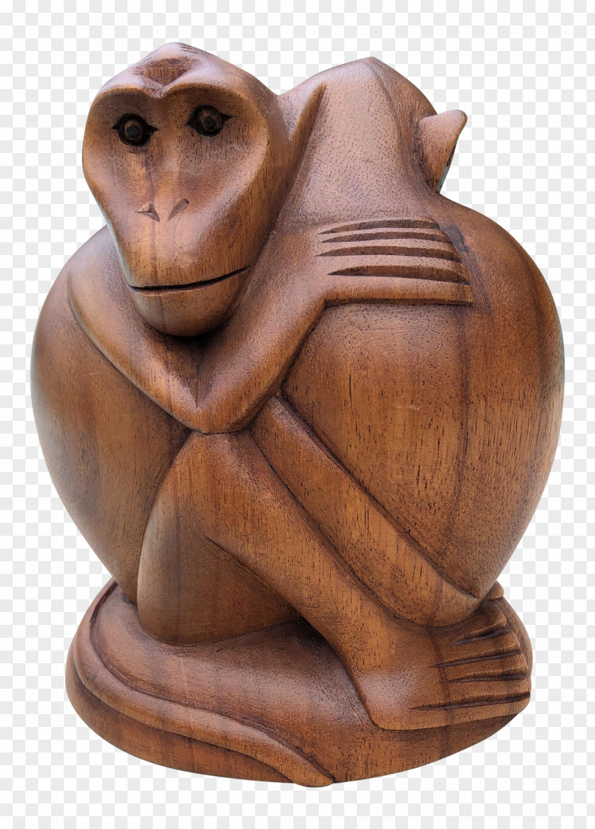 Wood Carving Sculpture Figurine Animal PNG