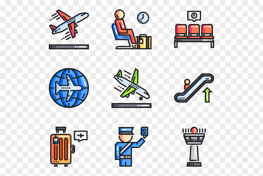 Airport Streamer Clip Art Vector Graphics Image PNG