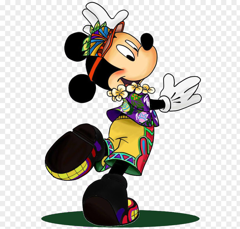 Hawaiian Mickey Mouse Minnie Daisy Duck The Walt Disney Company Hula PNG