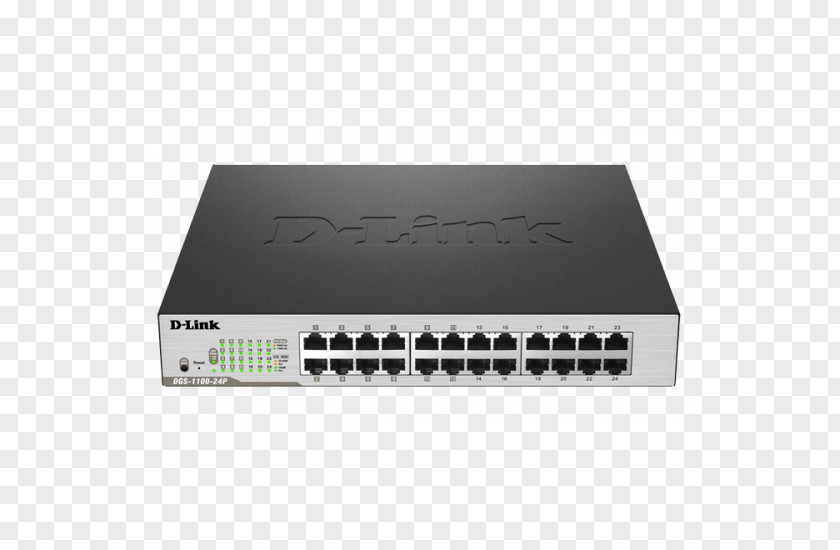 Poe Power Over Ethernet Network Switch Gigabit D-Link DGS-1100-08 PNG