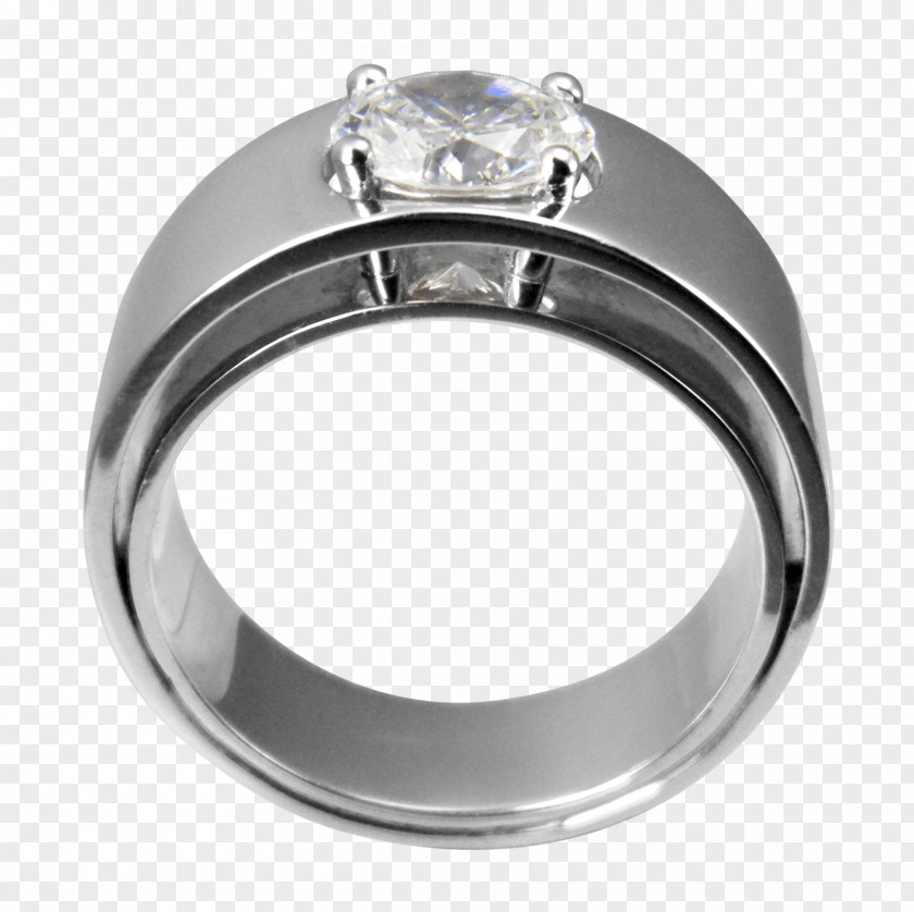 Ring Solitaire Engagement Diamond Gold PNG