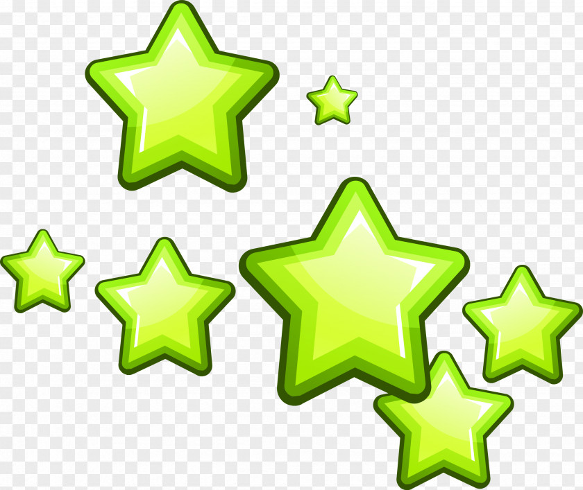 Star Clip Art Green Sticker PNG