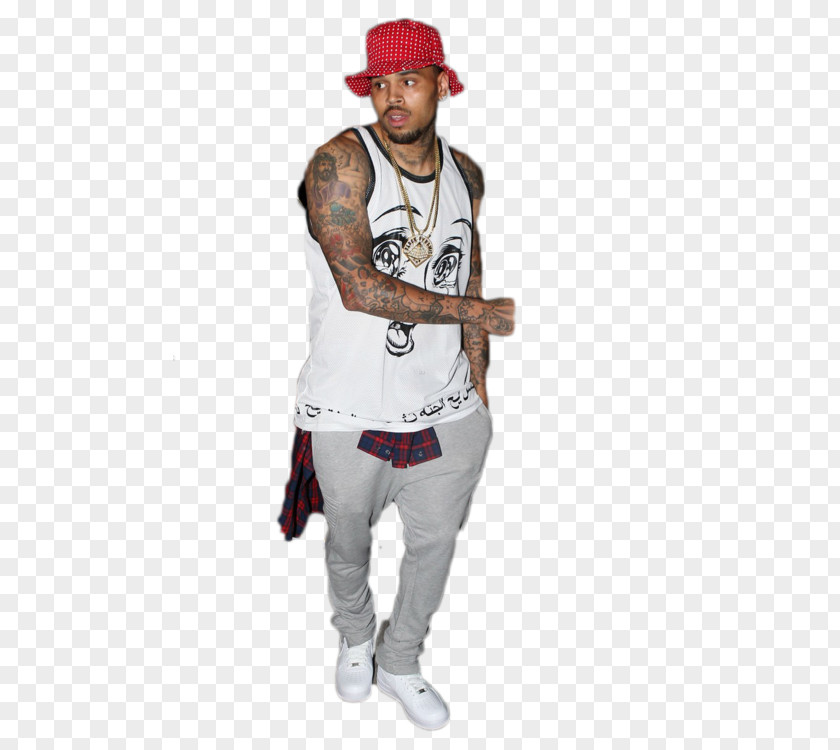 Chris Brown Cap T-shirt Sleeve Outerwear Costume PNG