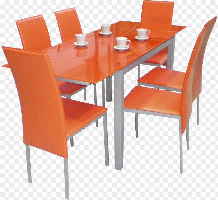 Dining Set Bedside Tables Furniture Chair Orange PNG