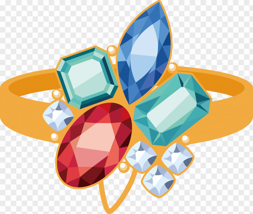 Rings Vector Gold Euclidean Gemstone Bitxi Jewellery PNG