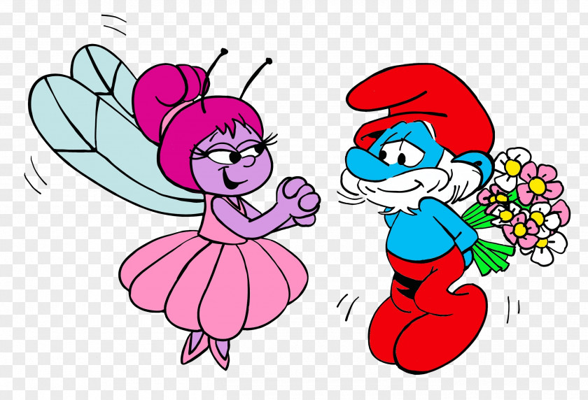 Smurfs Papa Smurf Smurfette Vanity The PNG