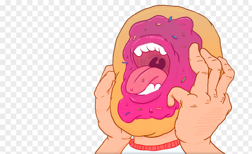 Donuts Voodoo Doughnut Ear Homo Sapiens Cheek PNG