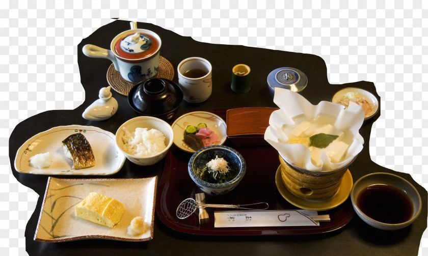 Japan Food Japanese Cuisine Breakfast Tamagoyaki Kyoto Ryokan PNG