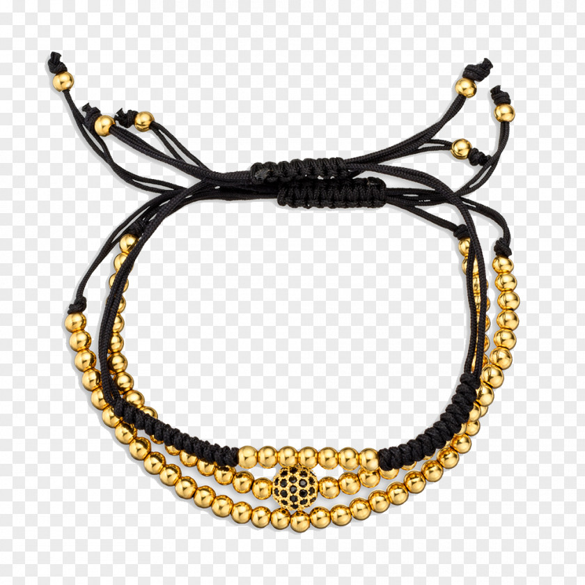 Necklace Bracelet Jewellery Bead Gold PNG