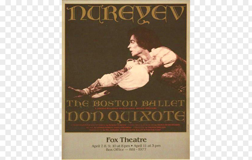 Rudolf Nureyev Poster PNG