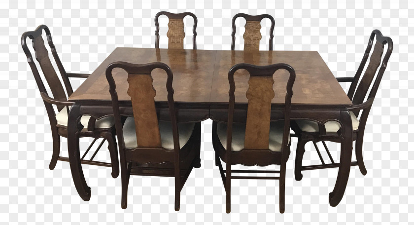 Table Chair Dining Room Matbord Chinese Chippendale PNG