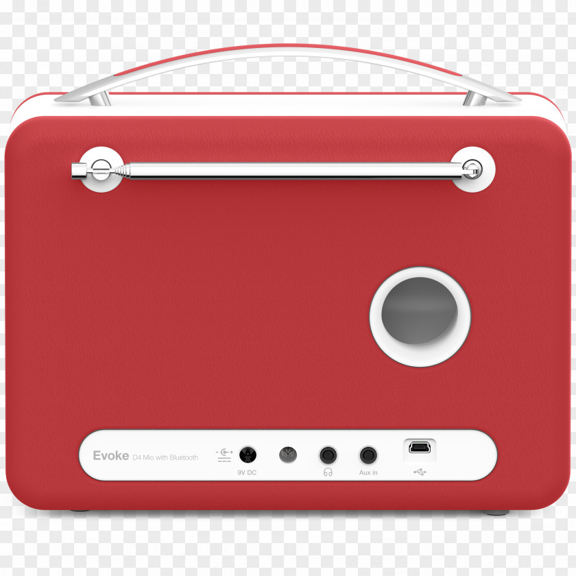 DAB Portable RadioBlack PURE EVOKE D4DAB Digital Audio Broadcasting FM/DAB/DAB + EvokeRadio D4 PNG