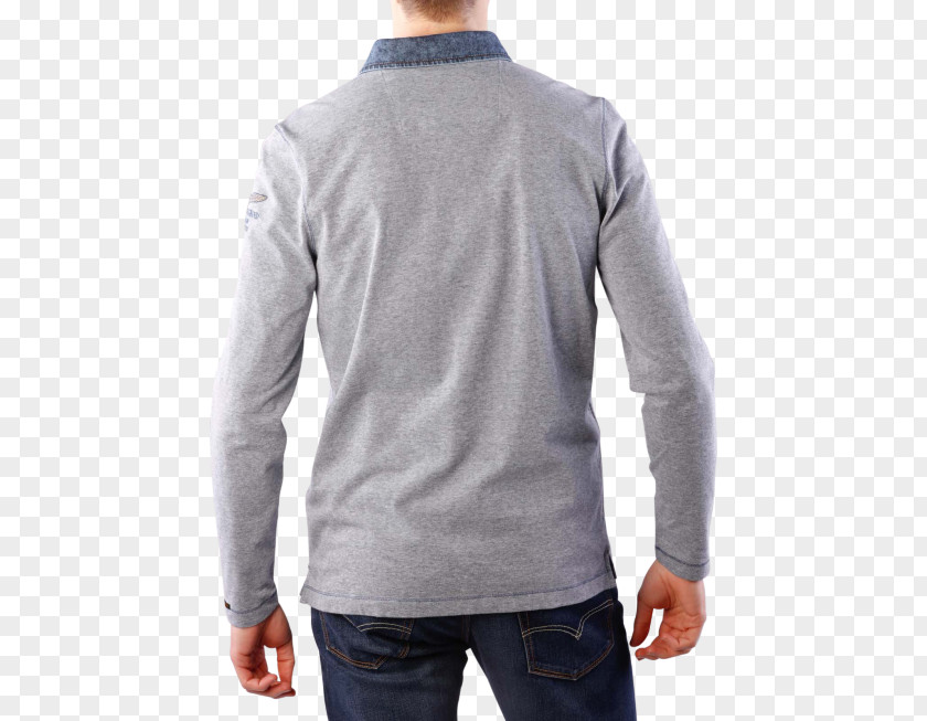 Gray Sky Long-sleeved T-shirt Sweater Shoulder PNG