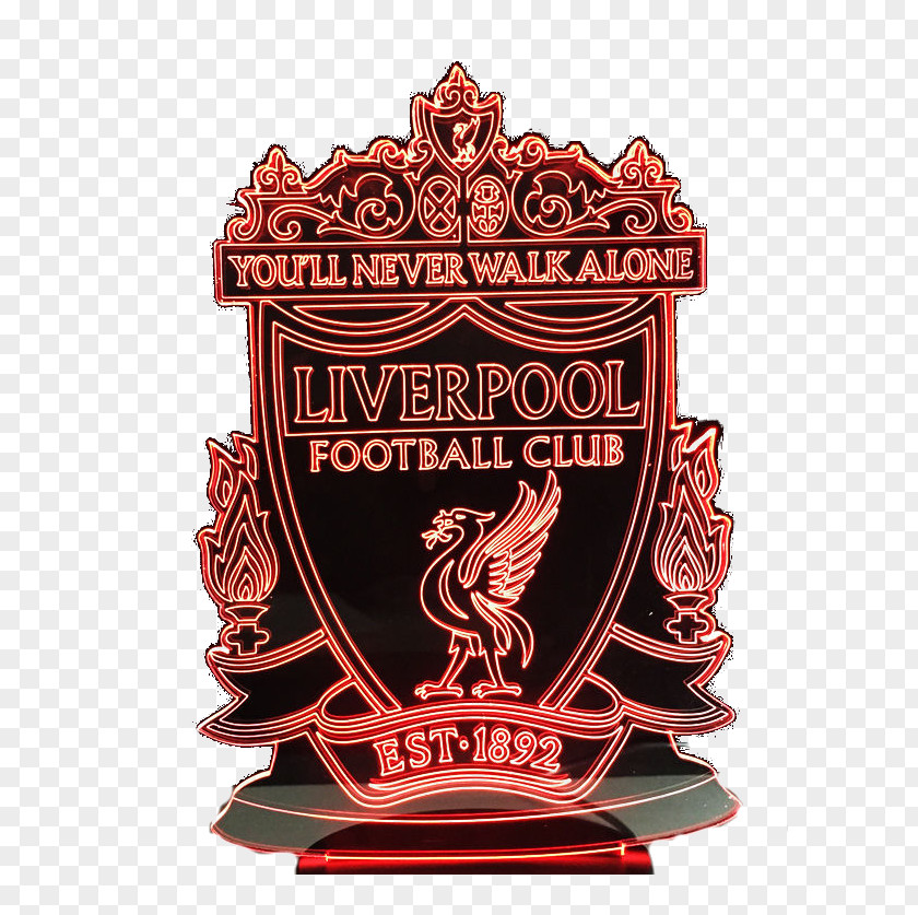Light Liverpool F.C. Nightlight Lamp Football PNG