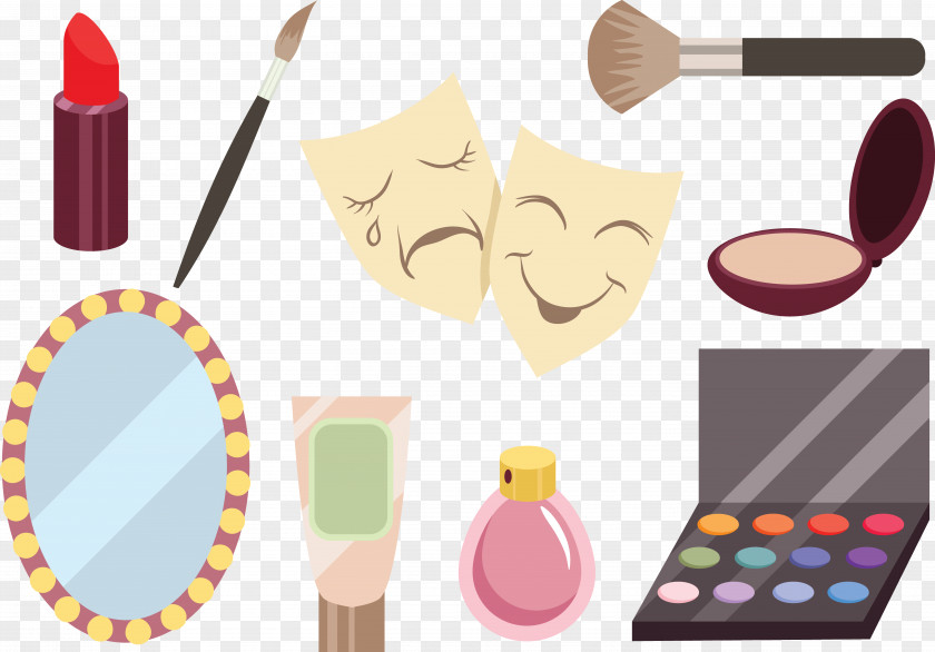 Put On The Room Makeup Eye Shadow Brush Perfume Changing Cosmetics PNG