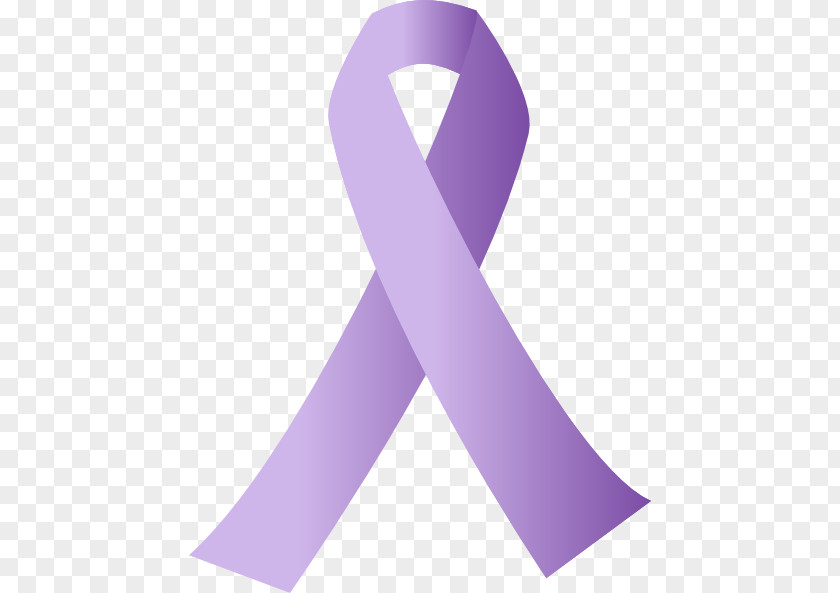 Ribbon Awareness Cancer Purple Clip Art PNG